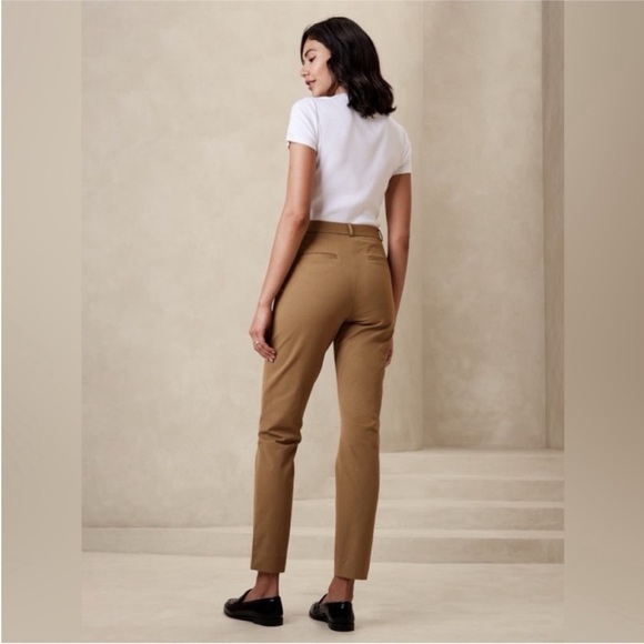 NWT! Banana Republic Black Comfort Stretch High Rise Sloan Pants - Multiple🧡 - Picture 4 of 8